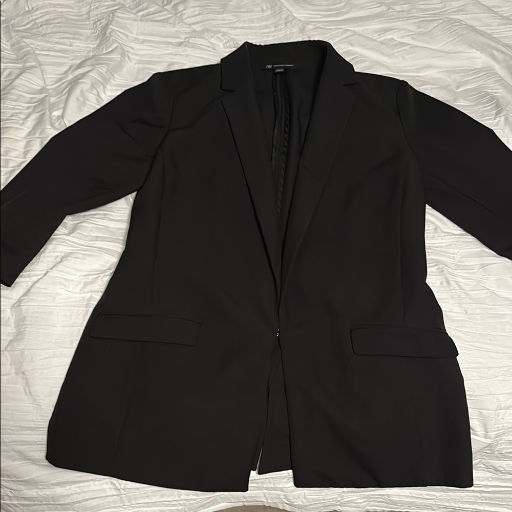 INC International Concepts Black Blazer